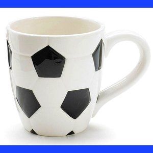 Ceramic Soccer Ball Sports Coffee Mug Great Coach Player Gift Burton & Burton